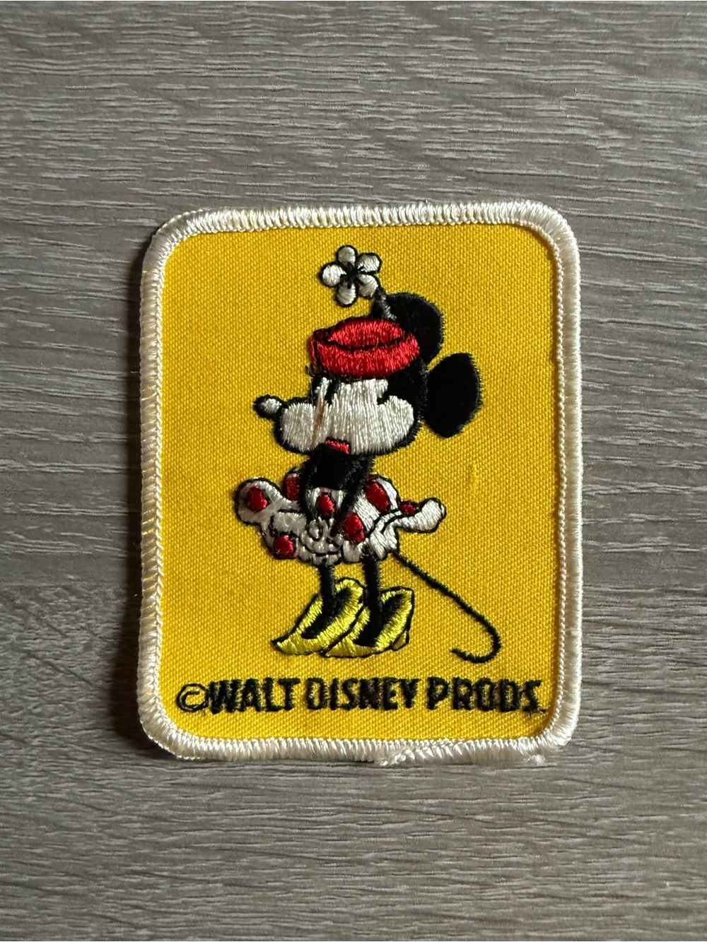 Walt Disney Prods. Minnie Mouse Iron-On Patch